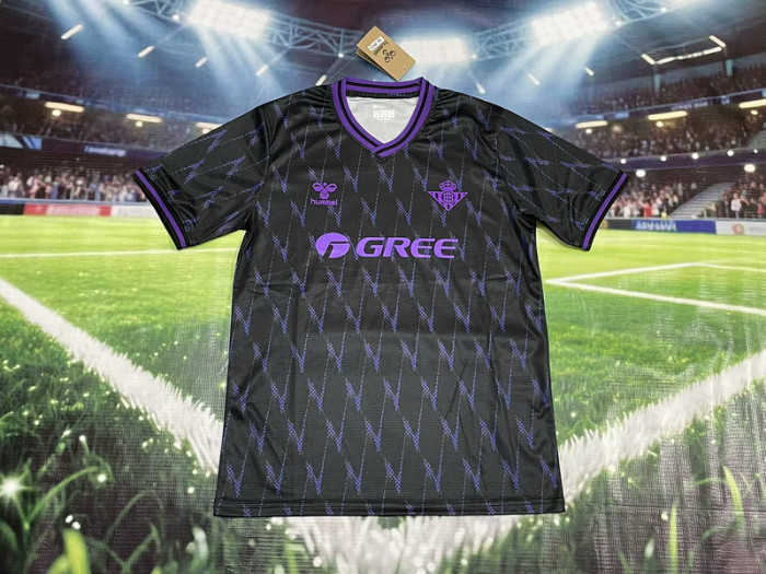 Fans Version 2025-2026 Real Betis Black Special Edition Soccer Jersey Football Shirt