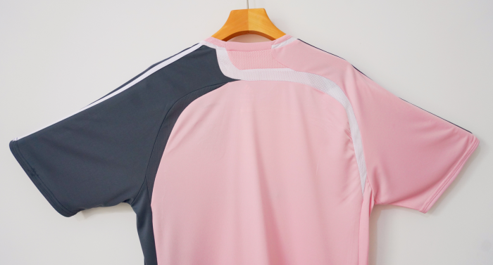 Retro Jersey 2007-2008 SL Benfica Away Pink Soccer Jersey Vintage Football Shirt