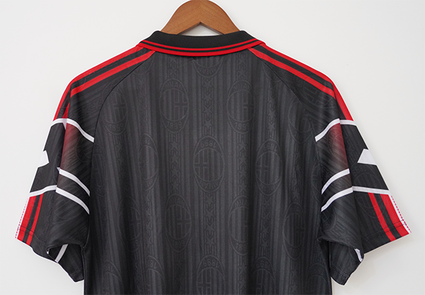 Retro Jersey 1997-1998 AC Milan Black Special Edition Soccer Jersey Vintage Football Shirt