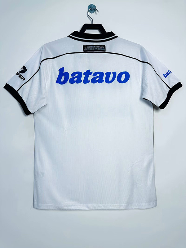 Retro Jersey 1999-2000 Corinthians Home Soccer Shirt Vintage Soccer Jersey