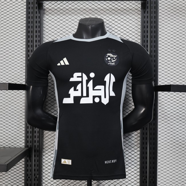 Player Version 2025 Algeria Black Special Edition Soccer Jersey Football Shirt