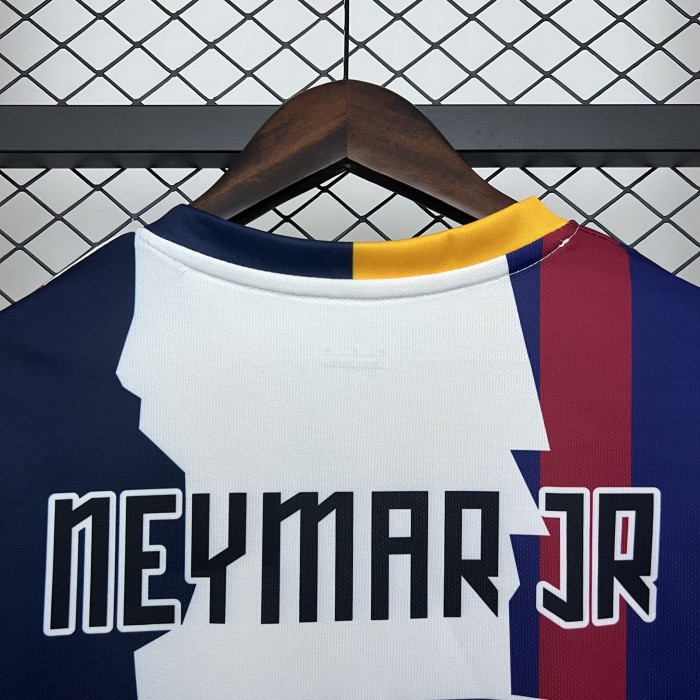 Neymar Jr Team Combine Version 2025-2026 Santos Barcelona Brazil PSG Soccer Jersey Football Shirt
