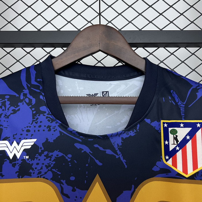 Fan Version 2025-2026 Atletico Madrid Wonder Woman Version Soccer Jersey Football Shirt