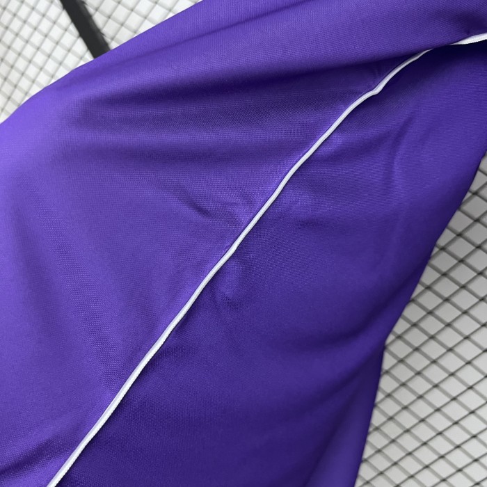 Retro Jersey Real Madrid 1984-1985 Away Purple Soccer Jersey Vintage Football Shirt