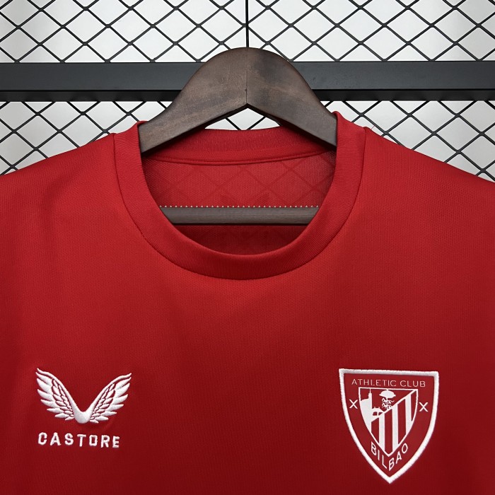 Fan Version 2025-2026 Athletic Bilbao Red Goalkeeper Soccer Jersey Football Shirt
