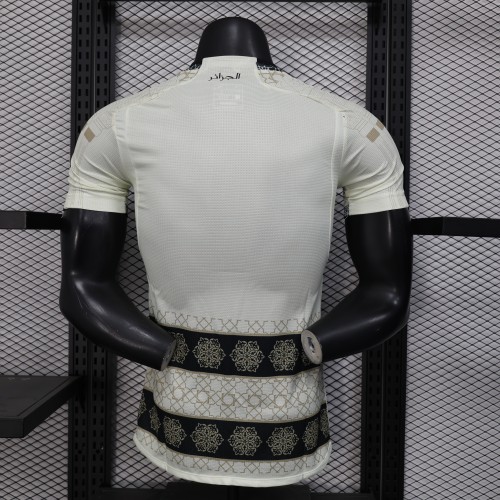 Player Version 2025 Algeria Beige Special Edition Soccer Jersey Football Shirt