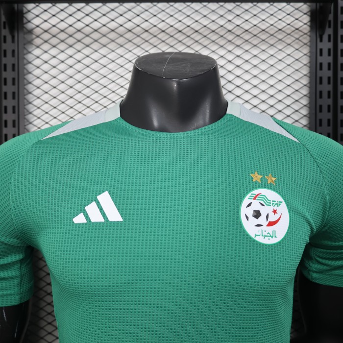 Player Version 2025 Algeria Green Special Edition Soccer Jersey Football Shirt