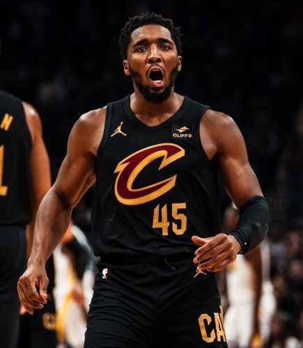 Cleveland Cavaliers 45 MITCHELL Black NBA Jersey Basketball Shirt