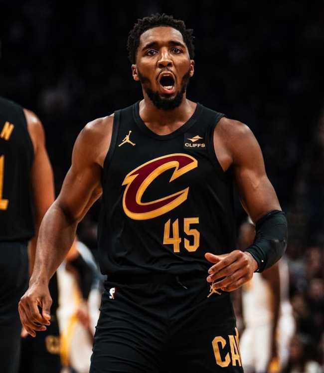 Cleveland Cavaliers 45 MITCHELL Black NBA Jersey Basketball Shirt