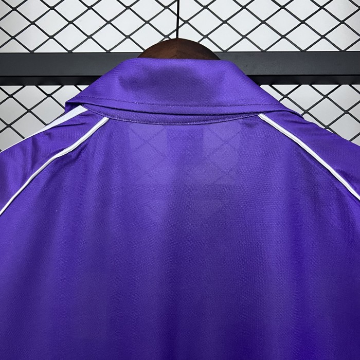 Retro Jersey Real Madrid 1984-1985 Away Purple Soccer Jersey Vintage Football Shirt