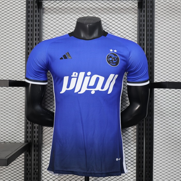 Player Version 2025 Algeria Blue Special Version Soccer Jersey Football Shirt