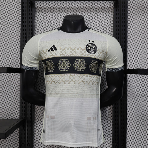 Player Version 2025 Algeria Beige Special Edition Soccer Jersey Football Shirt