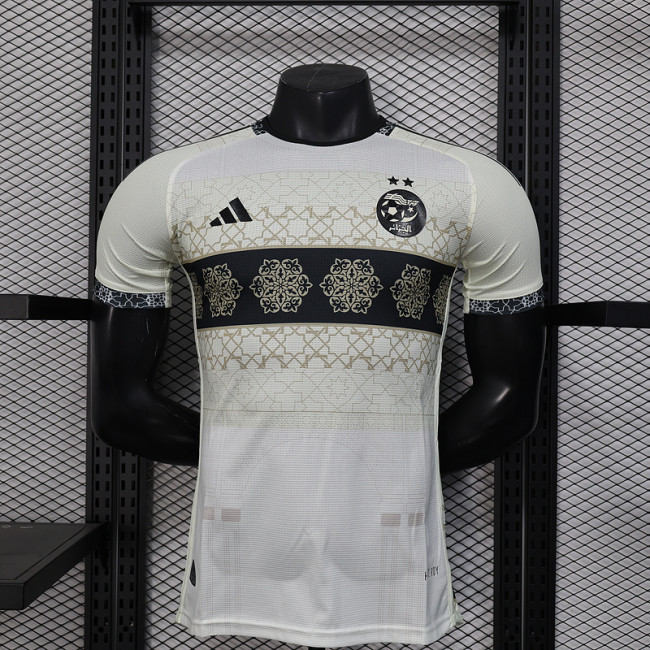 Player Version 2025 Algeria Beige Special Edition Soccer Jersey Football Shirt