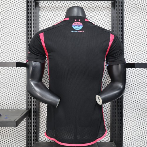 Player Version 2025 Algeria Black/Pink Special Version Soccer Jersey Football Shirt