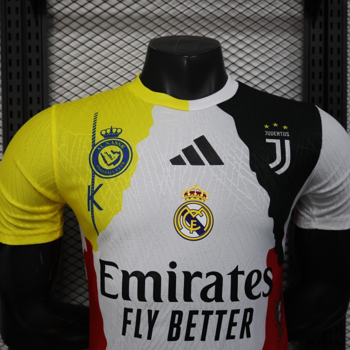 Player Version Cristiano Ronaldo 7 Combine Version Blank Real Madrid Juventus Portugal Sporting Lisbon Manchester United Al Nassr Jersey