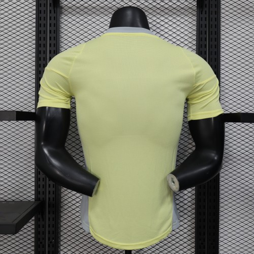 Player Version 2025 Algeria Yellow Special Version Soccer Jersey Football Shirt