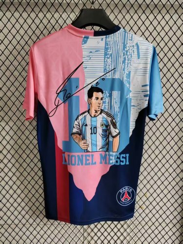 Fan Version 2025 LIONEL Messi Souvenir Soccer Jersey Argentina Inter Miami PSG Barcelona Football Shirt