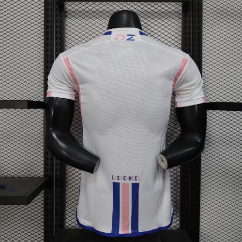 Player Version 2025 Algeria White/Pink Special Version Soccer Jersey Football Shirt