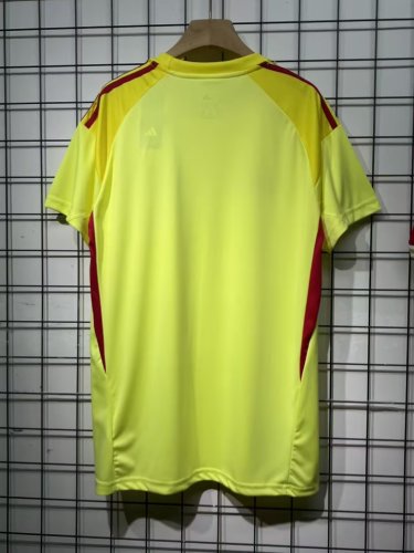 Fan Version 2025-2026 Celtic Yellow Goalkeeper Soccer Jersey Football Shirt