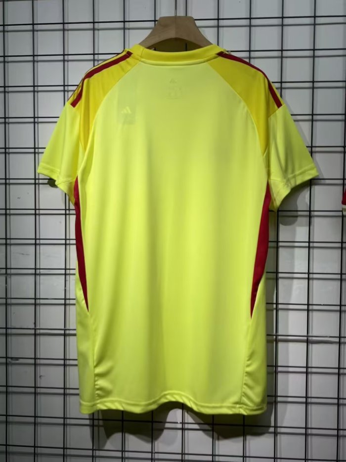 Fan Version 2025-2026 Celtic Yellow Goalkeeper Soccer Jersey Football Shirt