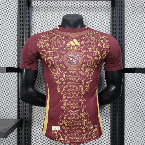 Player Version 2025 Algeria Maroon Special Version Soccer Jersey Football Shirt