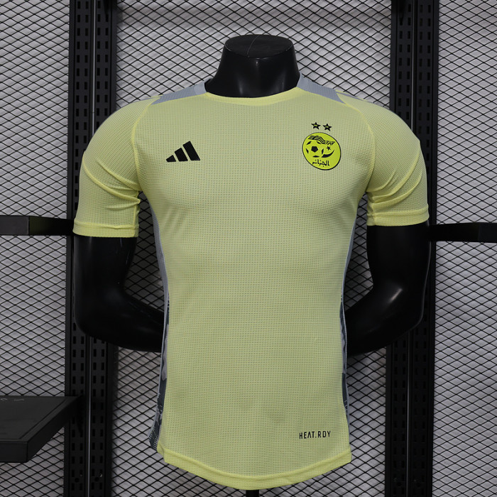 Player Version 2025 Algeria Yellow Special Version Soccer Jersey Football Shirt
