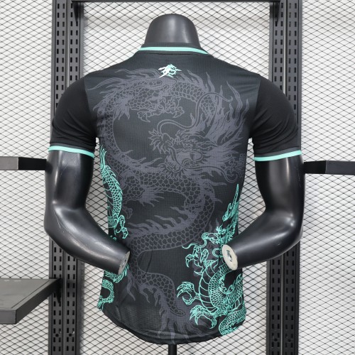 Player Version 2025 Algeria Black/Green Special Version Soccer Jersey Football Shirt