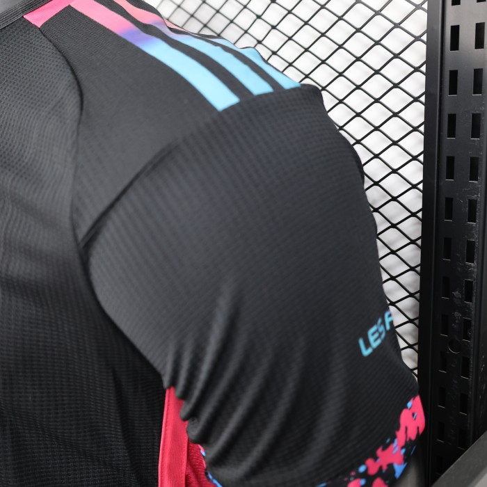 Player Version 2025 Algeria Black/Pink Special Version Soccer Jersey Football Shirt
