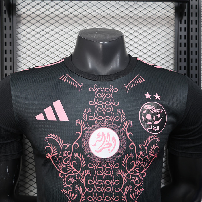 Player Version 2025 Algeria Black/Red Special Version Soccer Jersey Football Shirt