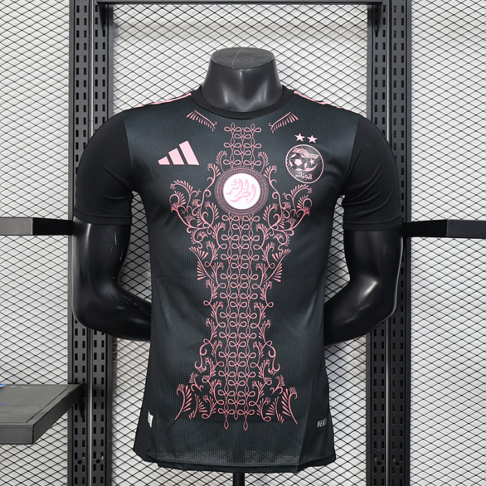 Player Version 2025 Algeria Black/Red Special Version Soccer Jersey Football Shirt