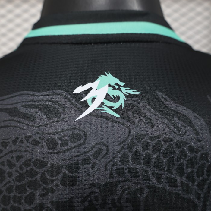 Player Version 2025 Algeria Black/Green Special Version Soccer Jersey Football Shirt