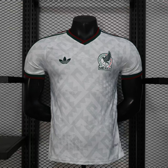 Player Version 2025 Mexico White Special Edition Soccer Jersey Football Shirt