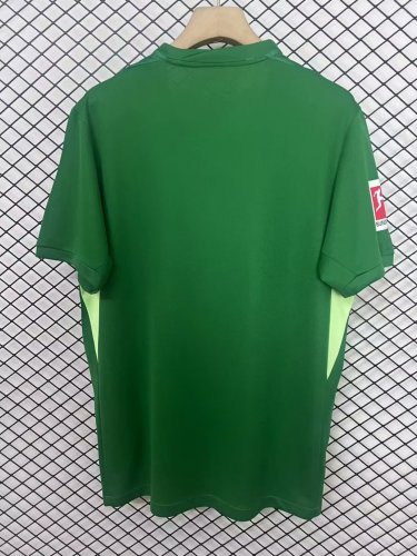 with Bundesliga Patch Fan Version 2025-2026 VfL Wolfsburg Home Soccer Jersey Football Shirt