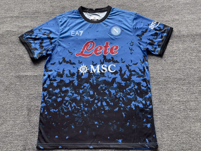Retro Jersey 2022-2023 Calcio Napoli Hollowen Version Soccer Jersey Vintage Football Shirt