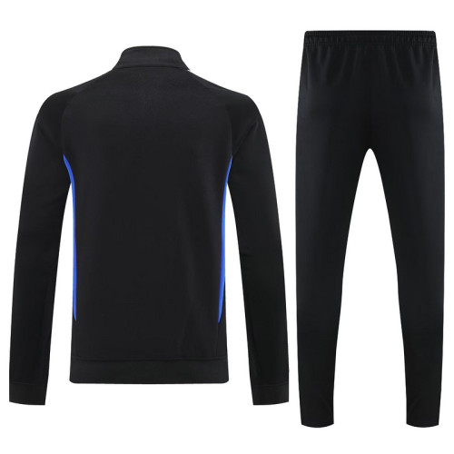 Retro Model 2025-2026 Chelsea Black/Blue Soccer Training Jacket Football Jacket and Pants