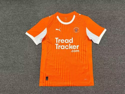 Fans Version 2025-2026 Blackpool Home Soccer Jersey Football Shirt