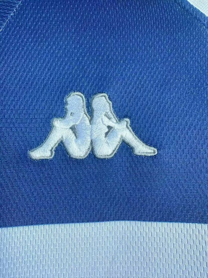 Long Sleeve Retro Jersey 1997-1998 Manchester City Away White Soccer Jersey Vintage Man City Football Shirt