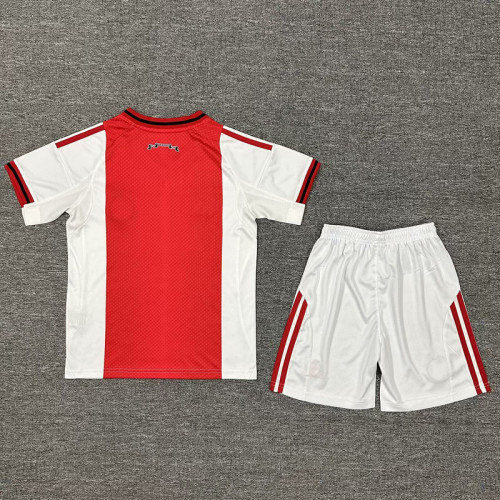 Youth Uniform Kids Kit Ajax 2025-2026 Ajax Home Soccer Jersey Shorts Child Football Set