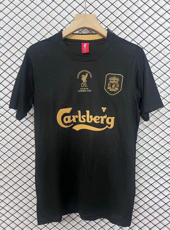 Fan Version 2025-2026 Liverpool Black Special Edition Soccer Jersey Football Shirt