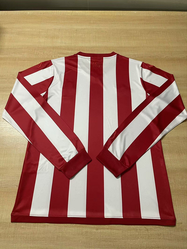 Long Sleeve Retro Jersey Chivas 115th Anniversay Home Soccer Jersey Vintage Football Shirt