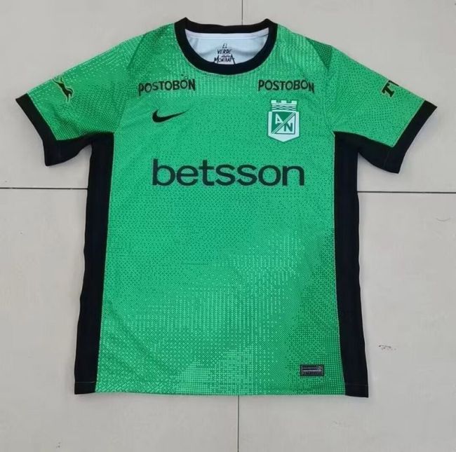 Fans Version 2025-2026 Atletico Nacional de Medellin Third Away Green Soccer Jersey