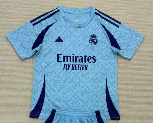 Fans Version 2025-2026 Real Madrid Blue Concept Version Soccer Jersey Real Football Shirt
