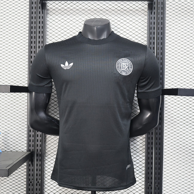 Player Version 2025 Germany 125th Anniversary Soccer Jersey Black Football Shirt