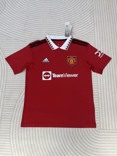 Retro Jersey 2022-2023 Manchester United Home Soccer Jersey Vintage Football Shirt