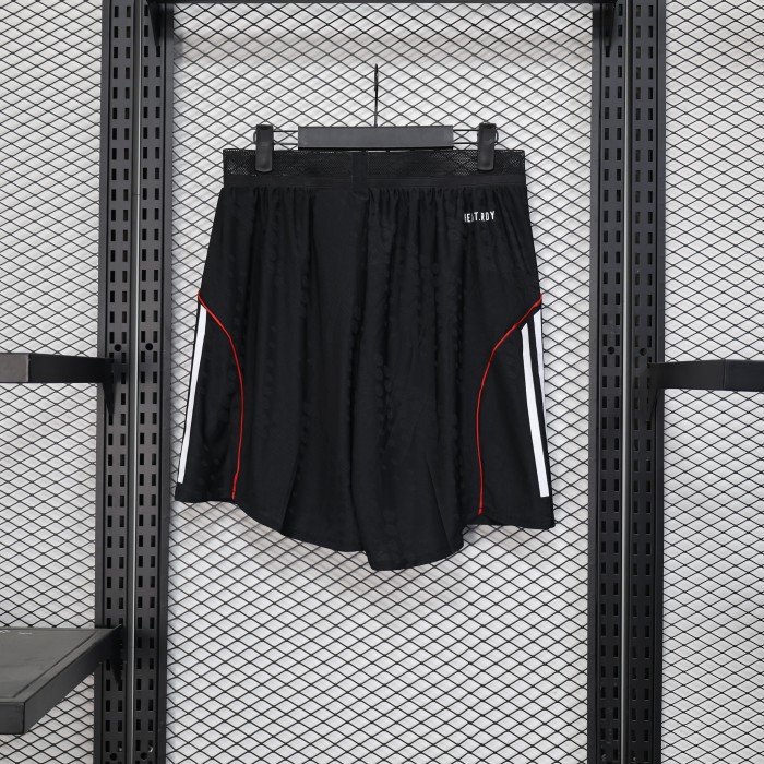 Player Version 2025-2026 Liverpool Black Soccer Shorts Football Shorts