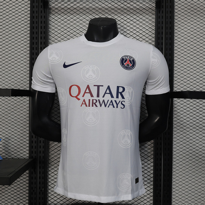 Player Version 2025-2026 PSG White Special Edition Soccer Jersey Football Maillot