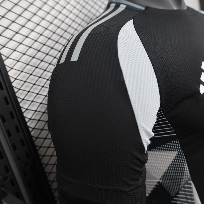 Player Version 2025 Algeria Black/Grey Soccer Jersey Football Shirt