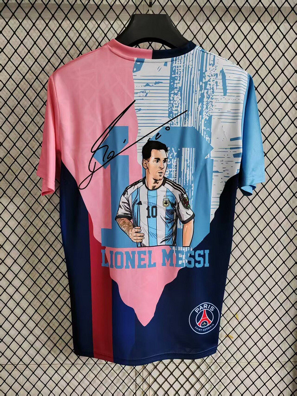 Fan Version 2025 LIONEL Messi Souvenir Soccer Jersey Argentina Inter Miami PSG Barcelona Football Shirt