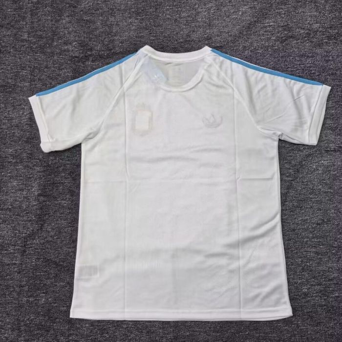 Fan Version 2025 Argentina White Soccer Training Jersey Football Shirt