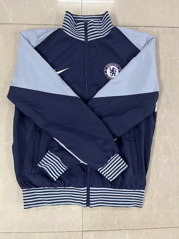 2025-2026 Chelsea Dark Blue Soccer Windbreaker Jacket Football Jacket